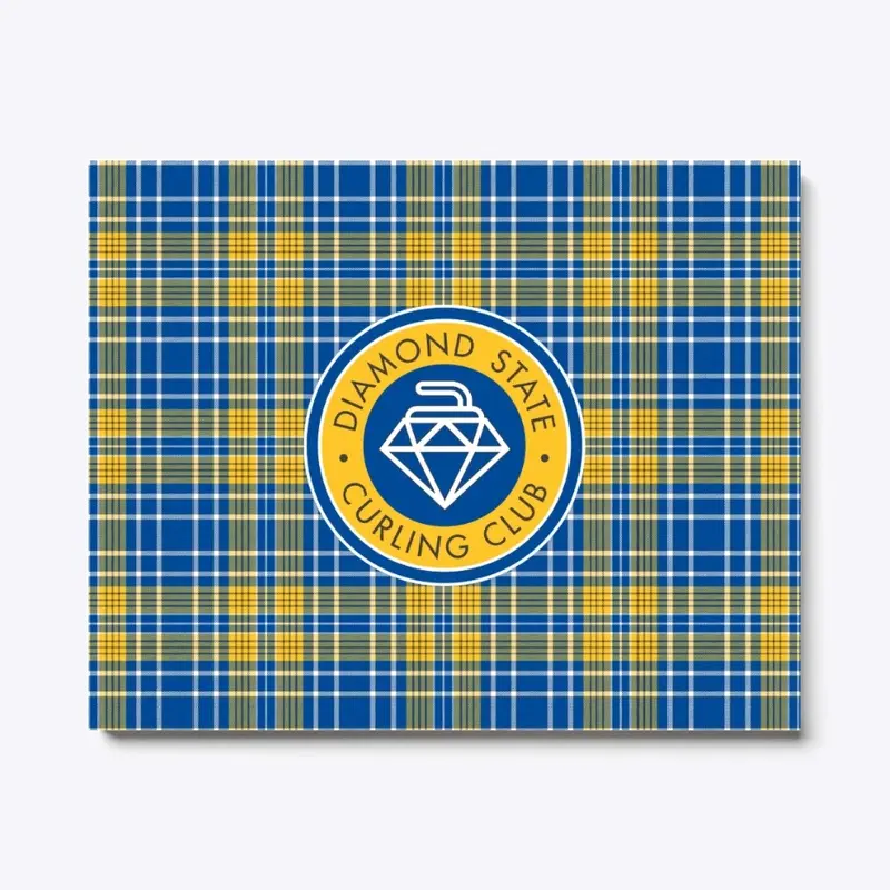 Diamond State Tartan Pin Plaque