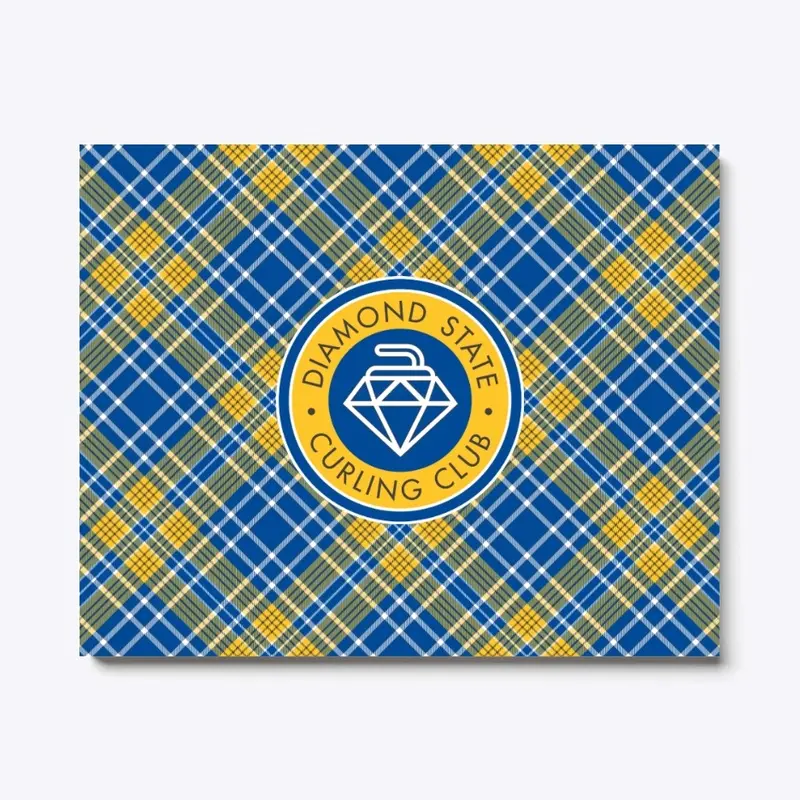 Diamond State Tartan Pin Plaque 2