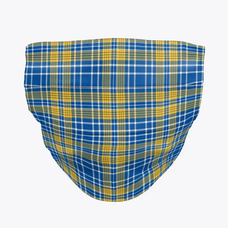 Diamond State Plaid Mask