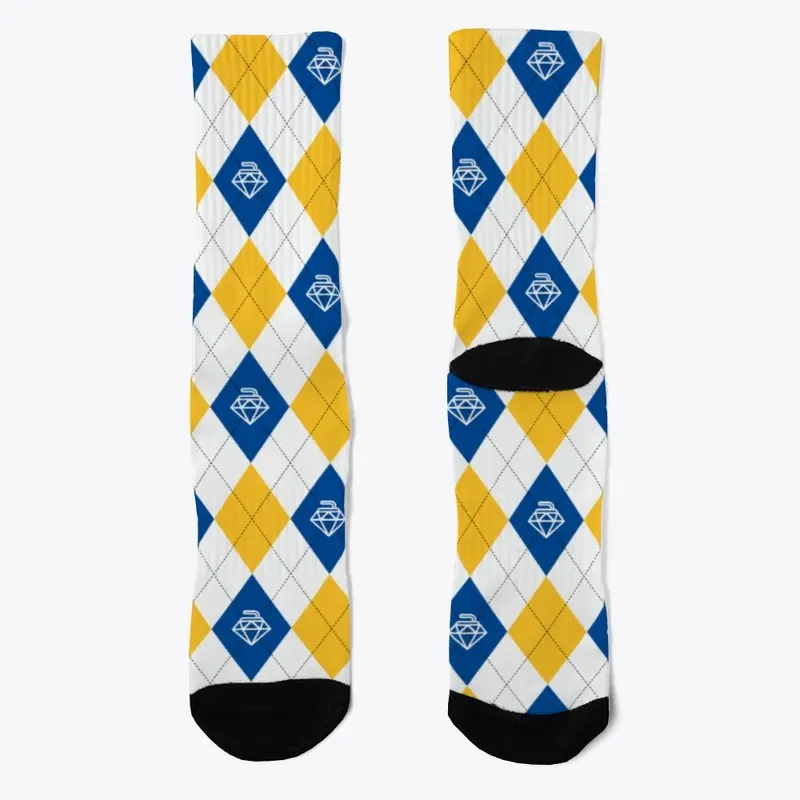 Diamond State Argyle Socks